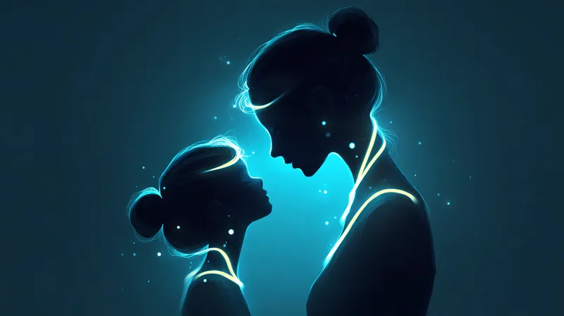 mother handing her child kindness