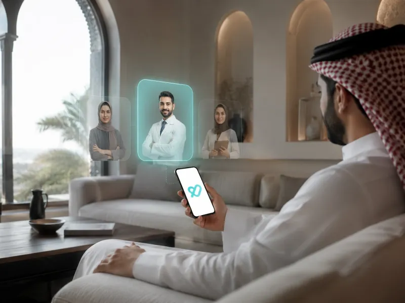Man choosing a provider
