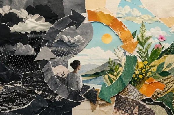 a person repeating a cycle of positive\negative patterns