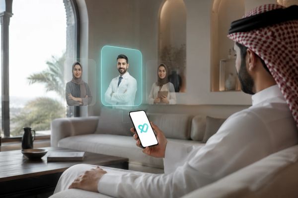 Man choosing a provider