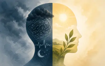 فهم القلق وأعراضه وأسبابه وطرق العلاج النفسي الفعّال