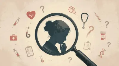 a person trying to break the cycle of searching resembling health anxiety